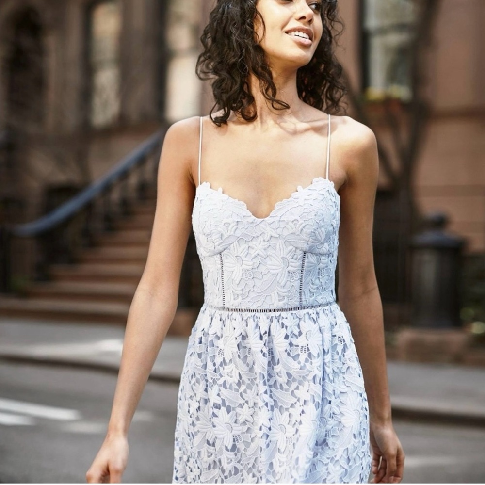Club Monaco Cream Spaghetti Strap Sundress Wedding